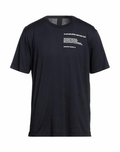 Noumeno Concept Man T-shirt Navy blue Cotton Cover