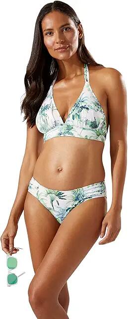 Tommy Bahama Palm Modern Reversible Double Strap Halter (White Reversible) Women's Swimwear Cover