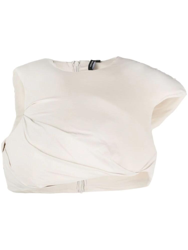 ENTIRE STUDIOS padded asymmetric top - Neutrals Cover