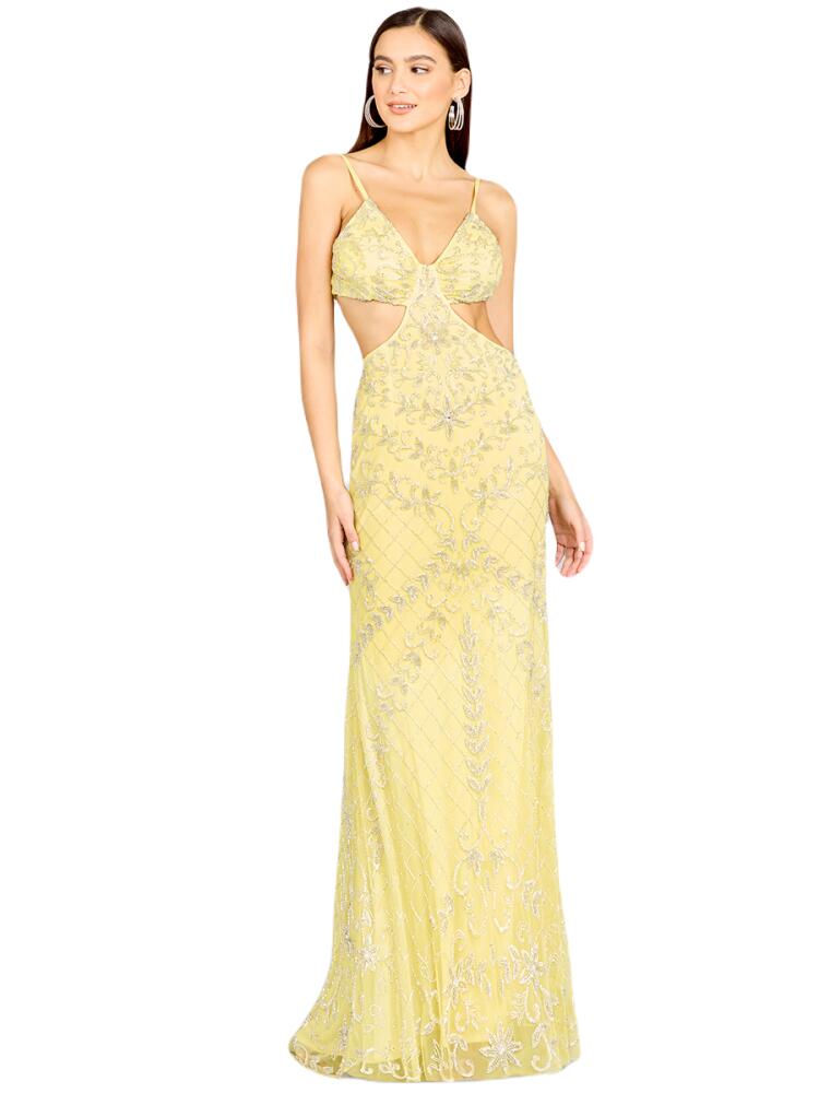 LARA New York Countess Beaded Prom Dress in Lemon Cover