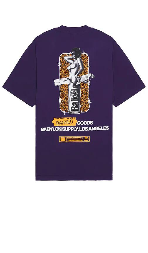 Babylon Banned Goods T-Shirt in Purple Cover