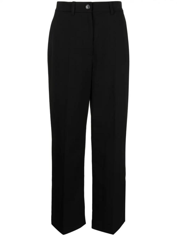 STUDIO TOMBOY high-rise straight-leg trousers - Black Cover