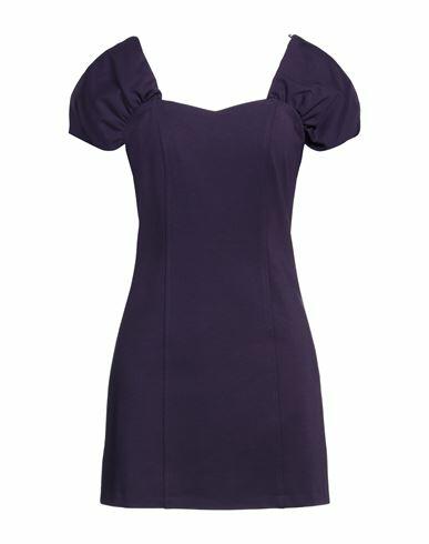 Vicolo Woman Mini dress Purple Viscose, Nylon, Elastane Cover