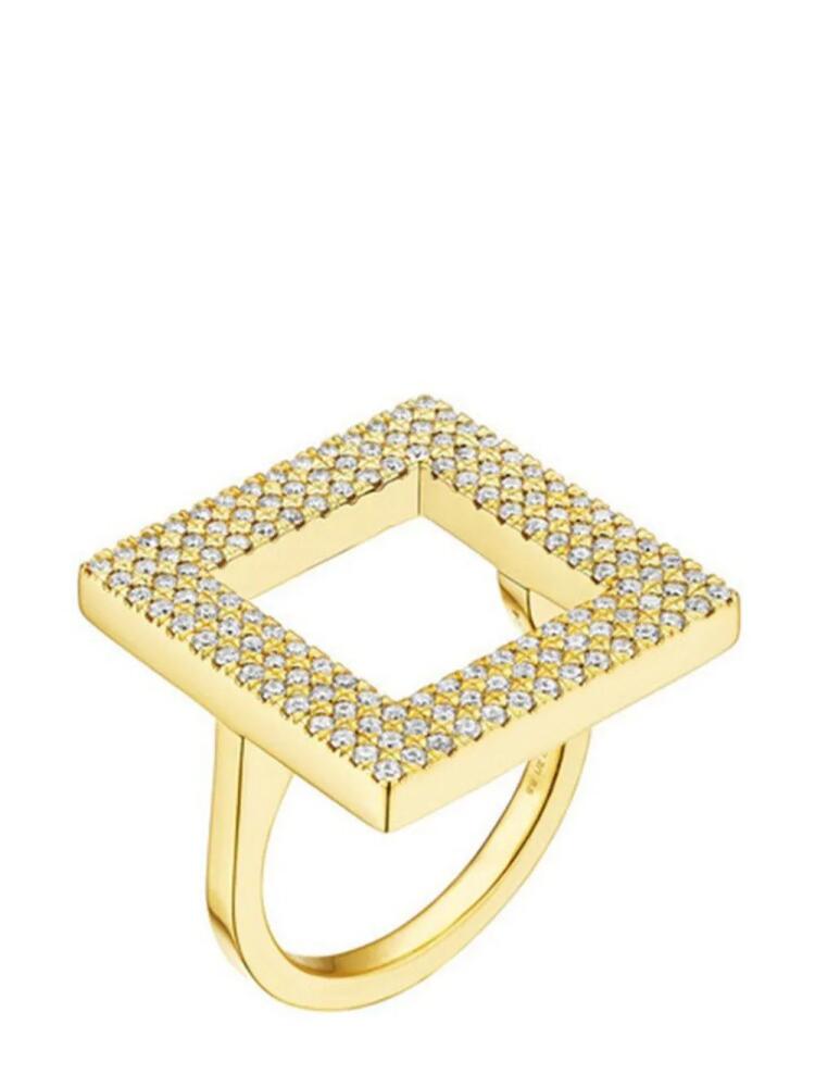 Cadar 18kt yellow gold Foundation diamond signet ring Cover