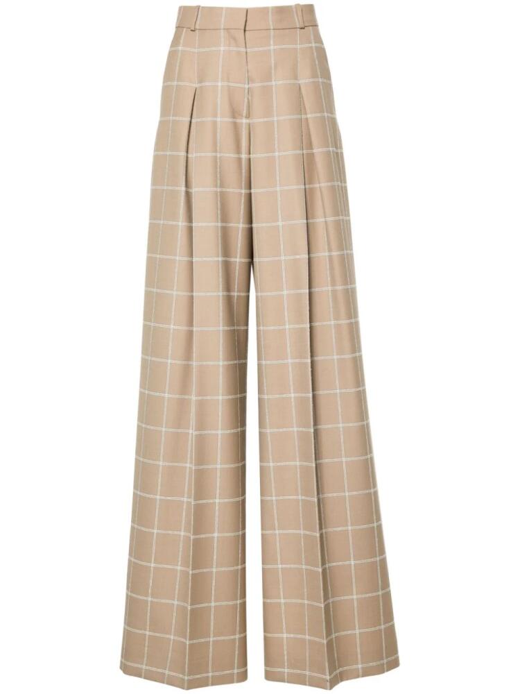 Del Core wide-leg trousers - Brown Cover