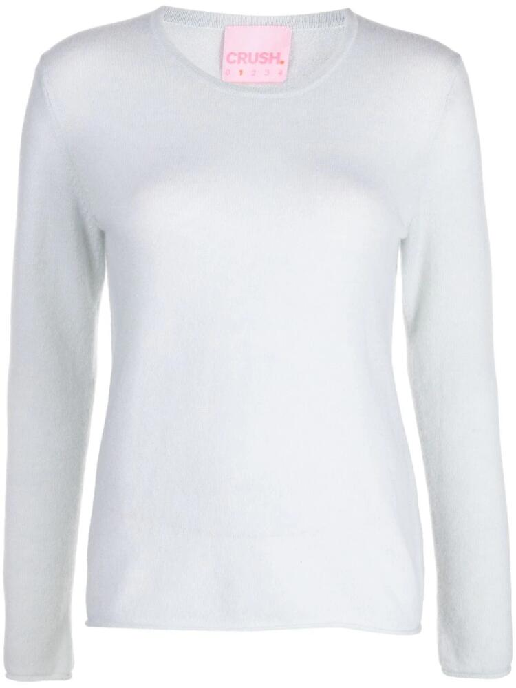 CRUSH CASHMERE Maya crew-neck cashmere jumper - Blue Cover