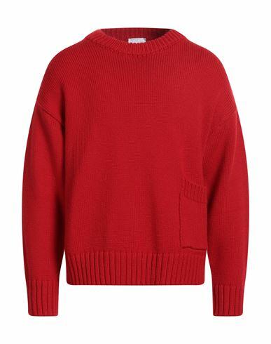 Pt Torino Man Sweater Red Virgin Wool Cover