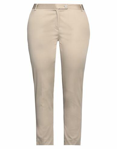 Emisphere Woman Pants Beige Cotton, Elastane Cover