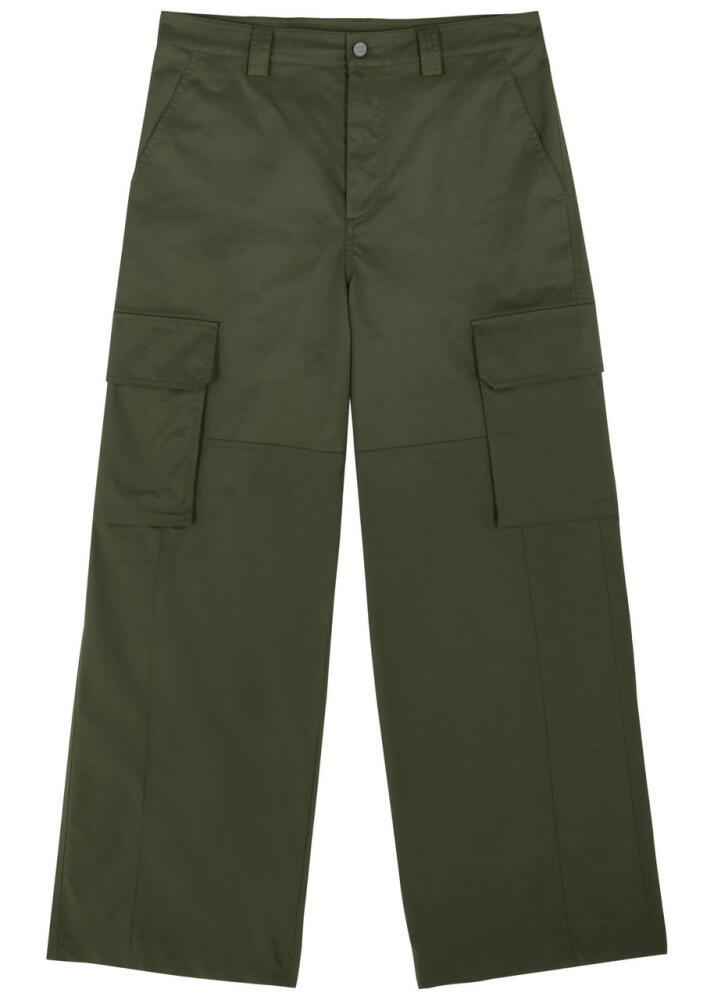 Valentino Nylon Cargo Trousers - Olive Cover