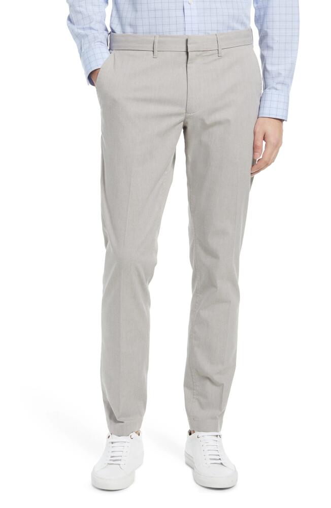 Nordstrom Slim Fit CoolMax Flat Front Performance Chinos in Grey Opal Heather Cover