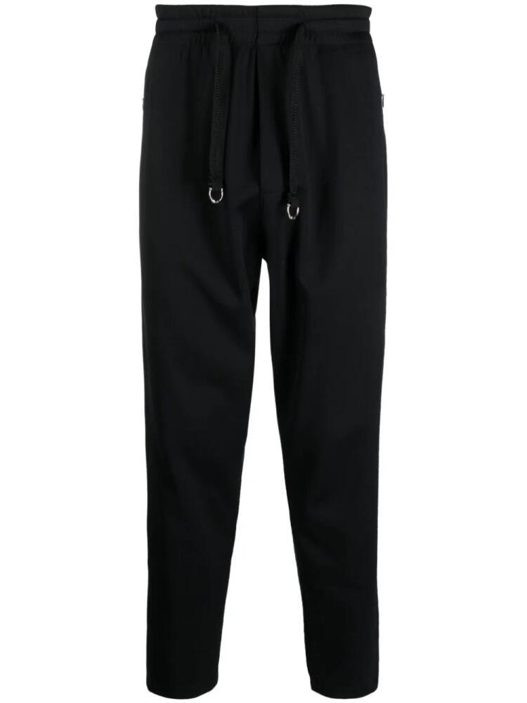 John Richmond logo-embroidered tapered-leg track pants - Black Cover