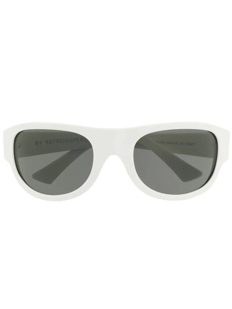 Retrosuperfuture oversized sunglasses - White Cover