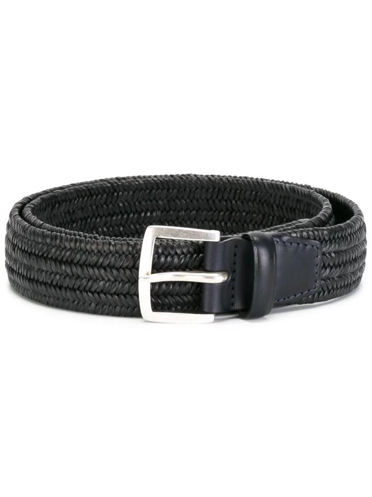 Orciani woven buckle belt - Blue Cover