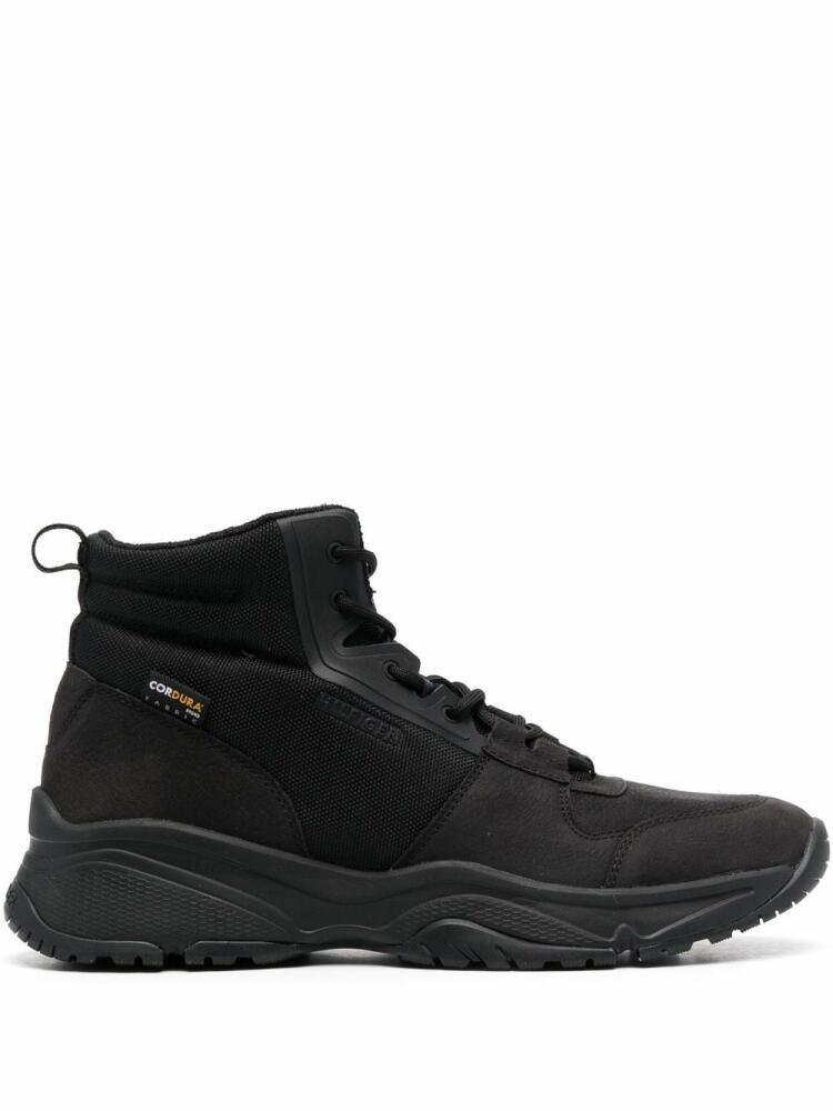 Tommy Hilfiger Cordura lace-up ankle boots - Black Cover