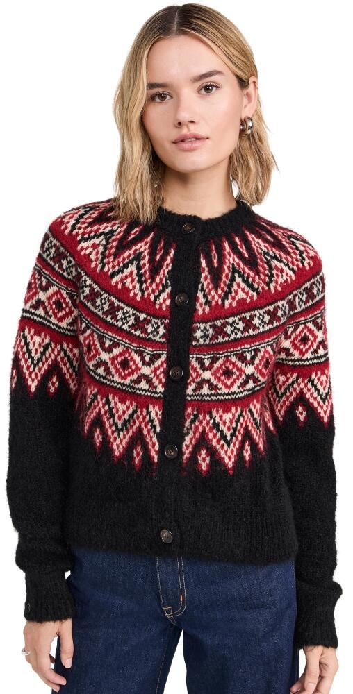 Polo Ralph Lauren Long Sleeve Cardigan Black Multi Cover