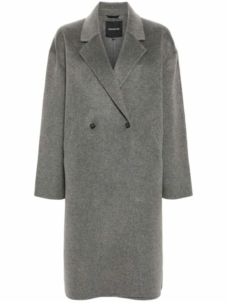 HERSKIND Zion midi coat - Grey Cover