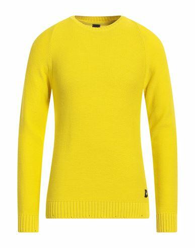 Why Not Brand Man Sweater Yellow Acrylic, Wool Cover