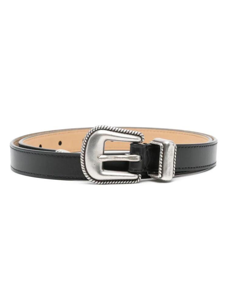 Polo Ralph Lauren smooth leather belt - Black Cover