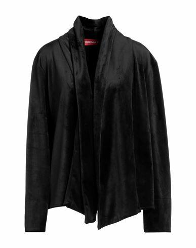 Virginia Bizzi Woman Cardigan Black Polyester, Synthetic fibers Cover