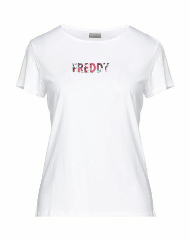 Freddy Woman T-shirt White Cotton, Modal Cover