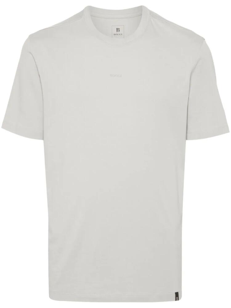 Boggi Milano stretch Supima-cotton T-shirt - Grey Cover