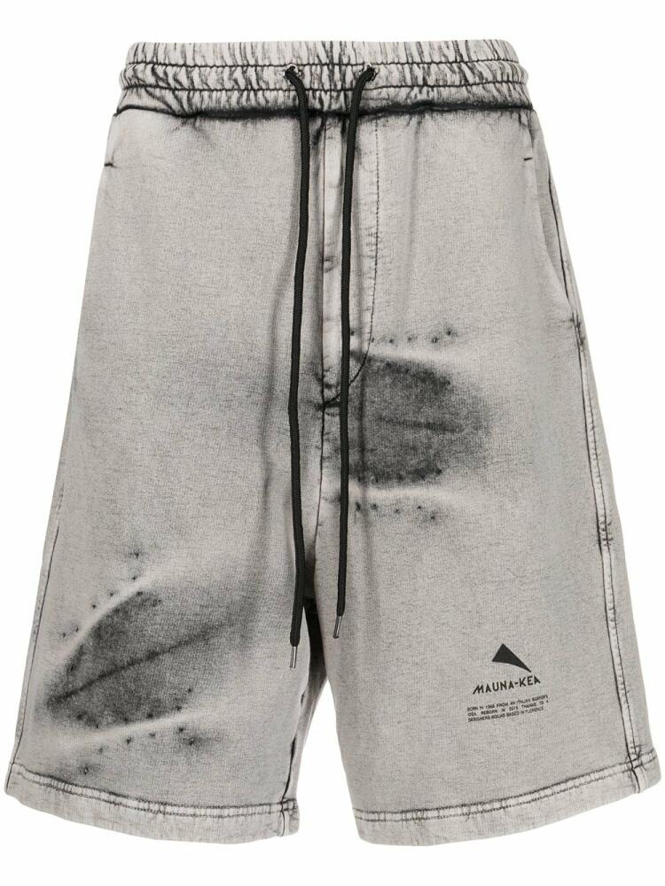 Mauna Kea stonewashed logo-print shorts - Grey Cover