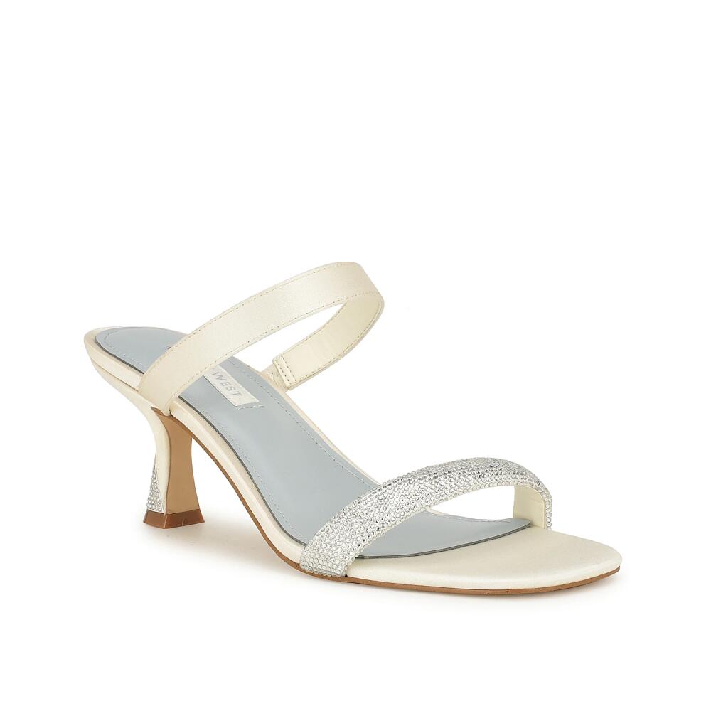 Nine West Shimme Sandal | Women's | Ivory Cover