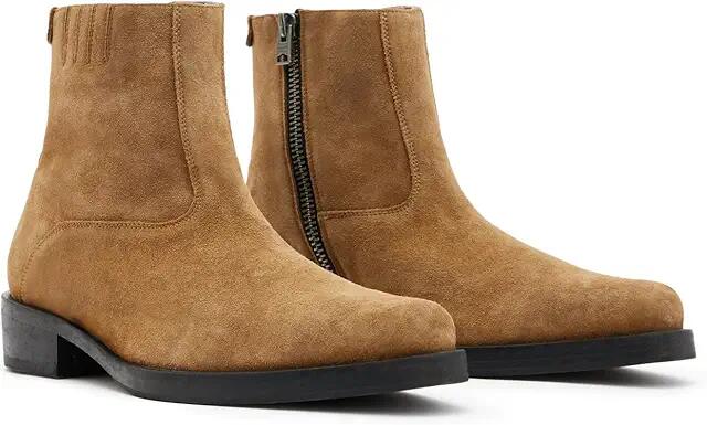 AllSaints Booker Suede Boot (Tan) Men's Boots Cover