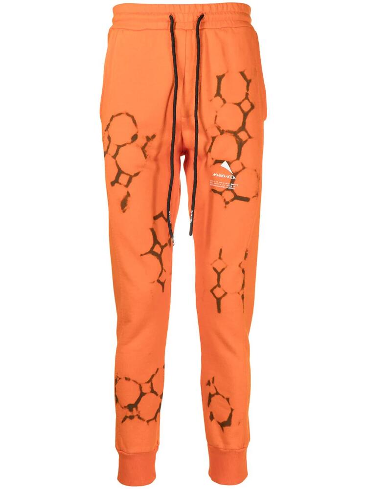 Mauna Kea logo-print detail track pants - Orange Cover