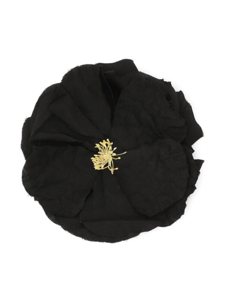 Dolce & Gabbana floral-motif brooch - Black Cover