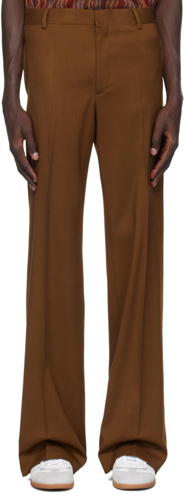 CMMN SWDN Brown Otto Wide Leg Trousers Cover