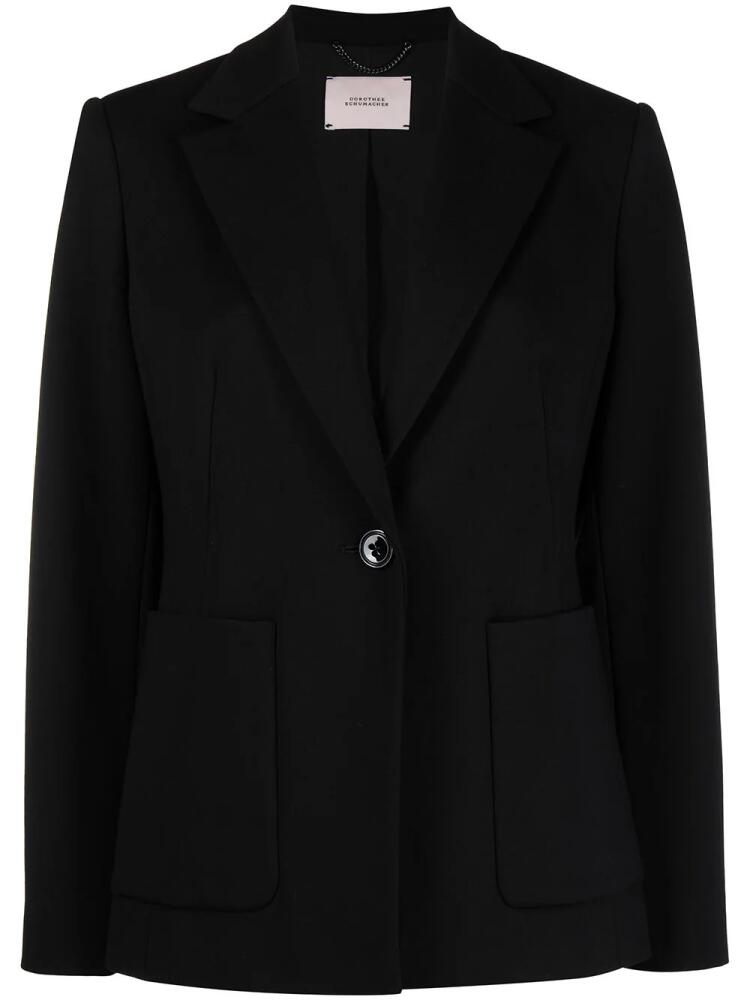 Dorothee Schumacher Emotional Essence single-breasted blazer - Black Cover