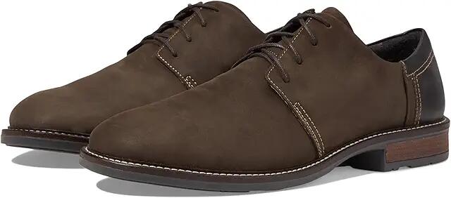 Naot Chief (Oily Brown Nubuck/French Roast Leather/Hazelnut Leather) Men's Lace up casual Shoes Cover