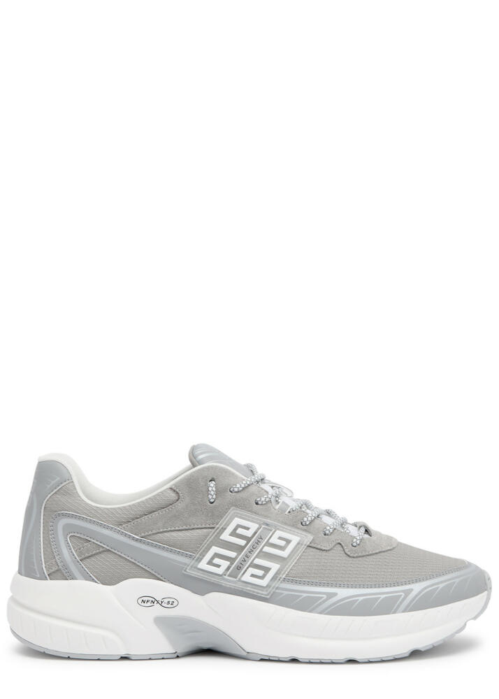 Givenchy NFNTY-52 Panelled Mesh Sneakers - Grey Cover