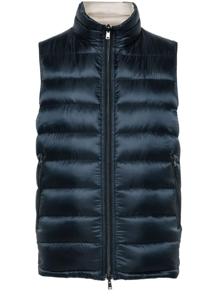 Herno reversible gilet - Blue Cover