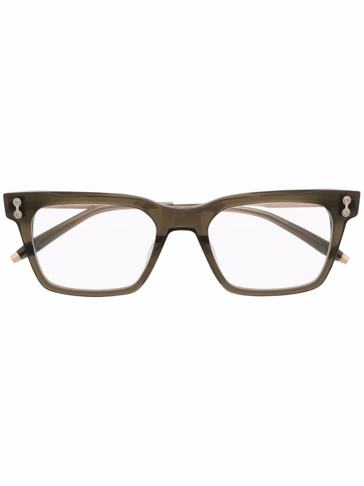 Akoni Kepler square-frame glasses - Gold Cover