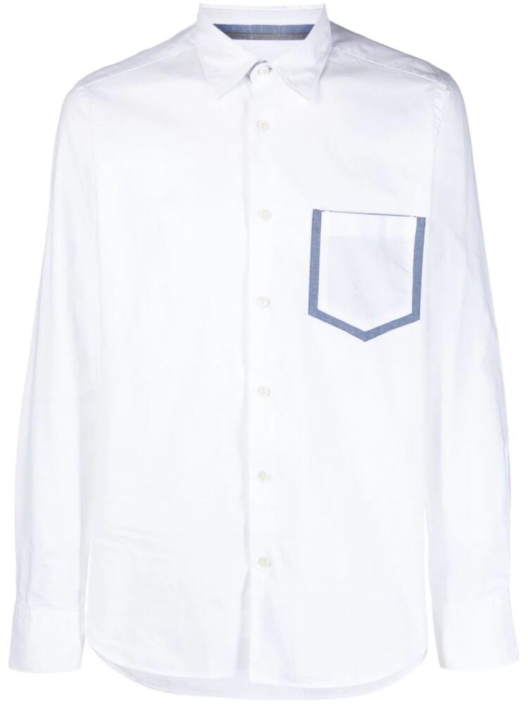 Tintoria Mattei classic-collar cotton shirt - White Cover