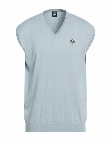 North Sails Man Sweater Light blue Cotton Cover