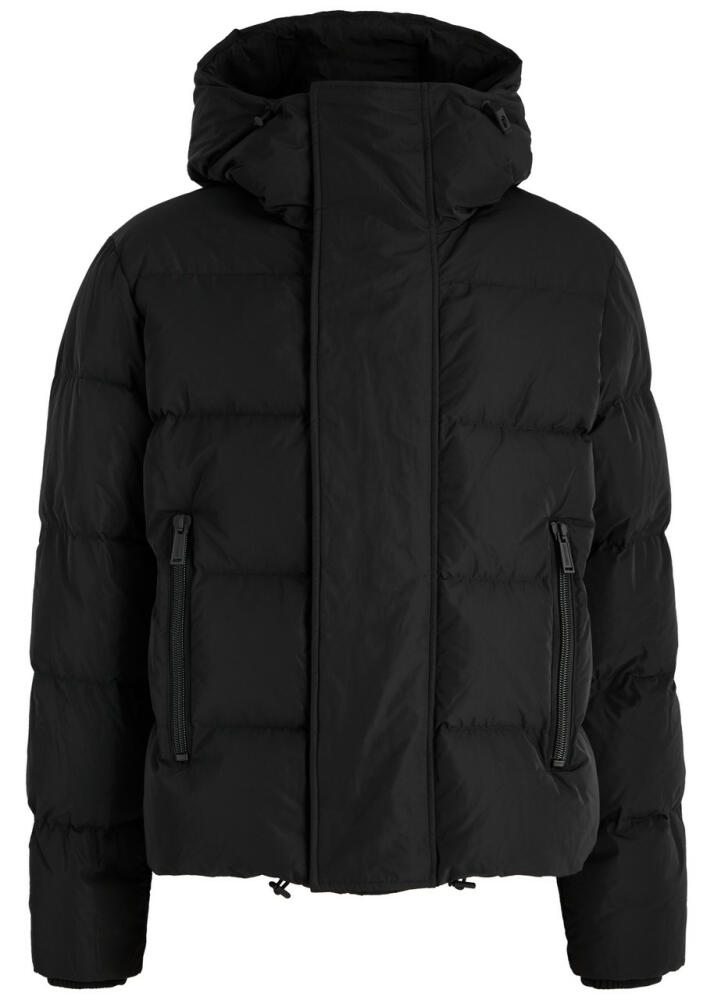 DSQUARED2 Quilted Hooded Shell Jacket - Black Cover