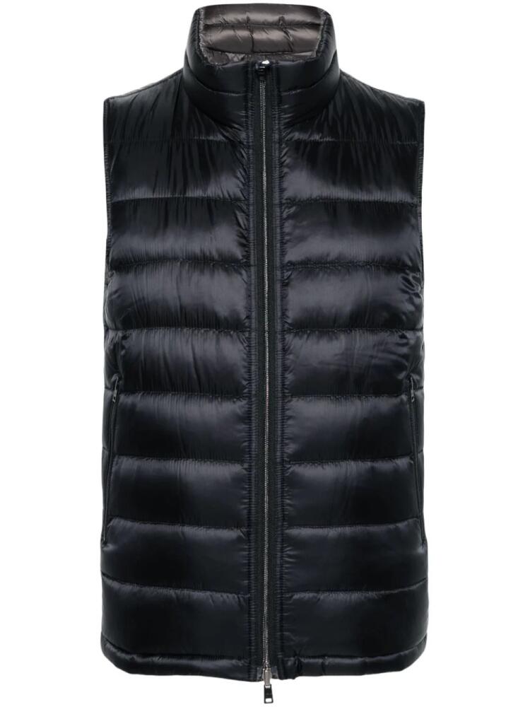 Herno reversible gilet - Blue Cover