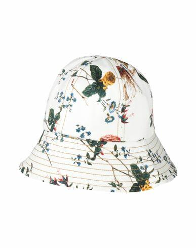 Erdem Woman Hat Ivory Cotton, Elastane Cover