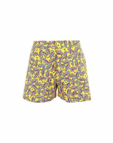 Gaëlle Paris Woman Shorts & Bermuda Shorts Yellow Cotton Cover