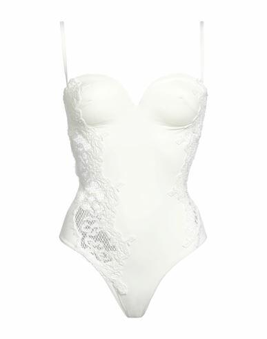 Ermanno Scervino Beachwear Woman One-piece swimsuit Cream Polyamide, Elastane, Polyester Cover