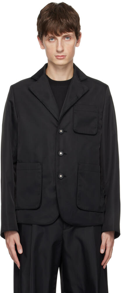 ADER error Black Bellows Pocket Blazer Cover