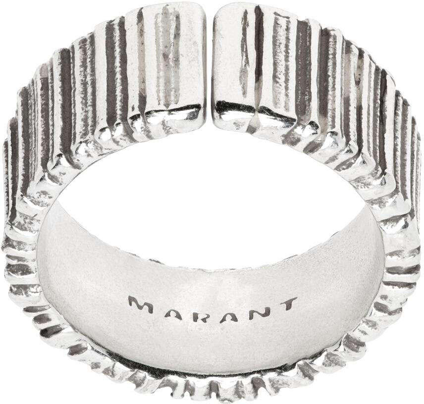 Isabel Marant Silver Embossed Ring Cover