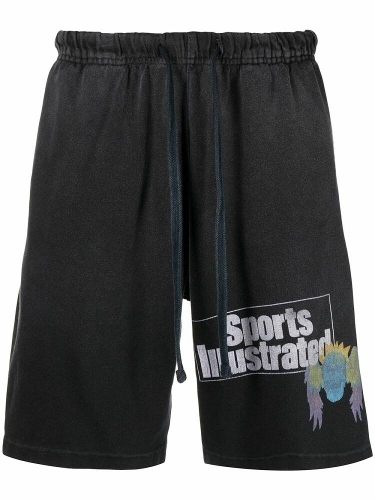 Alchemist logo-print track shorts - Black Cover