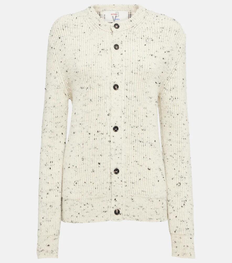 Bottega Veneta Oversized ribbed-knit wool cardigan Cover