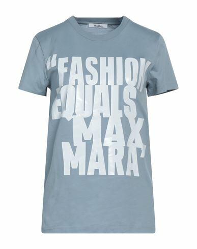 Max Mara Woman T-shirt Pastel blue Cotton Cover