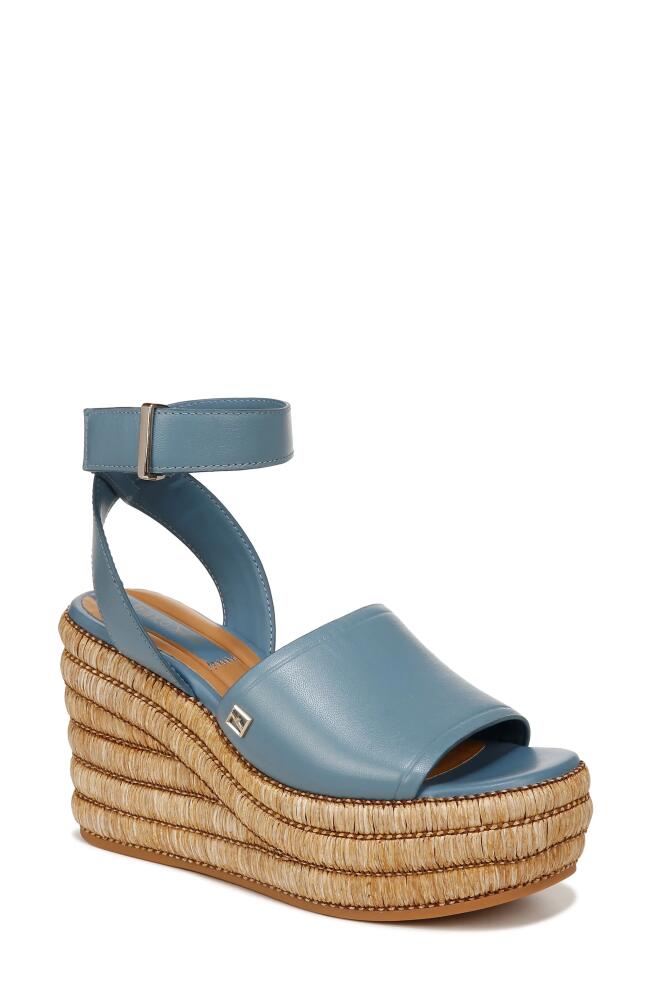 Franco Sarto L-Toni Wedge Platform Sandal in Blue Cover