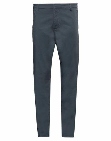 Crossley Man Pants Slate blue Cotton, Elastane Cover